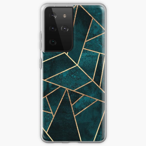 Deep Teal Stone Samsung Galaxy Soft Case