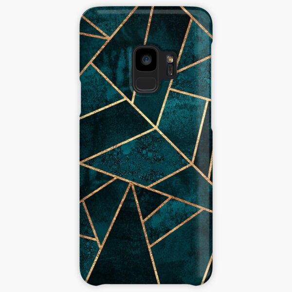 Deep Teal Stone Samsung Galaxy Snap Case
