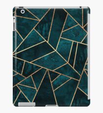 Deep Teal Stone iPad Case/Skin