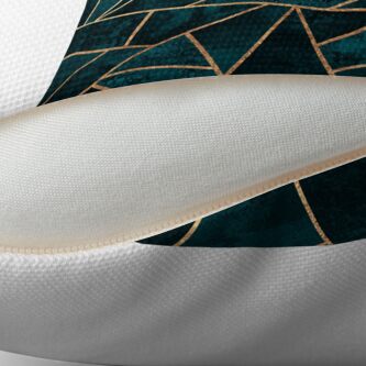 Alternate view of Deep Teal Stone Throw Pillow