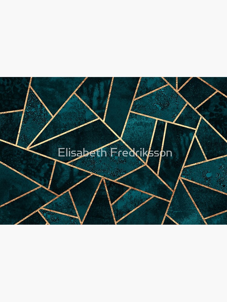 Deep Teal Stone by foto-ella
