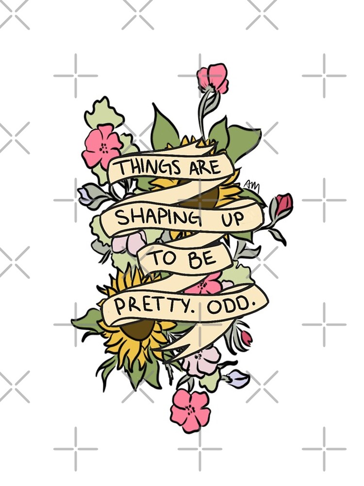 Disover "Things Are Shaping Up To Be Pretty. Odd." Iphone Case