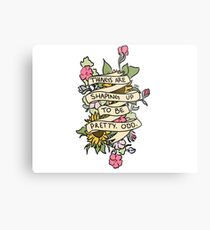 "Things Are Shaping Up To Be Pretty. Odd." Metal Print