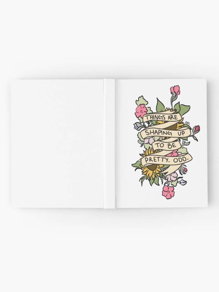 Alternate view of "Things Are Shaping Up To Be Pretty. Odd." Hardcover Journal