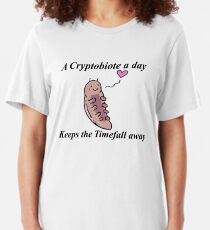 Death Stranding Funny Cute Cryptobiote Timefall Slim Fit T-Shirt