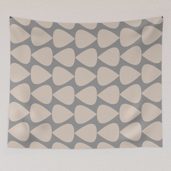 Item preview, Plectrum Pattern in Putty and Grey designed and sold by kierkegaard.