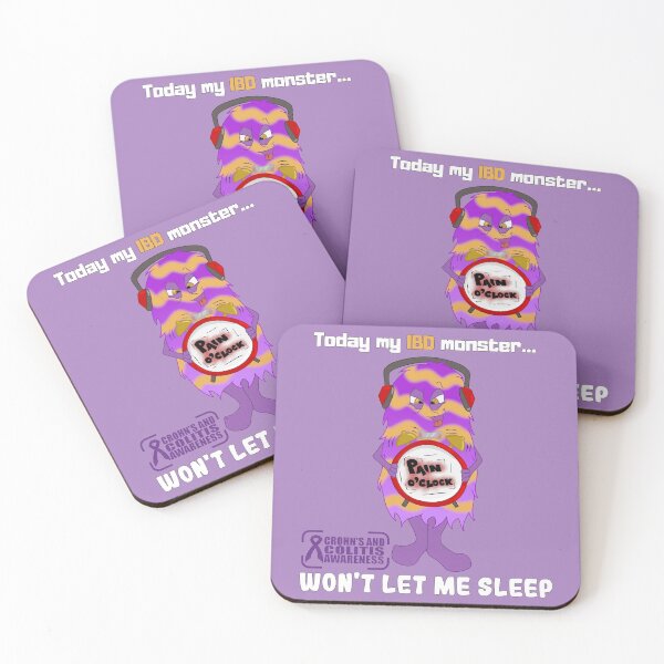 Artikelvorschau, IBD Monster, Painsomnia - Morbus Crohn und Colitis Awareness entworfen und verkauft von poo-tee.