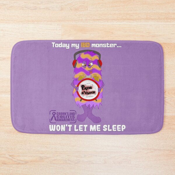 Item preview, IBD Monster, Painsomnia - Crohn's and Colitis Awareness designed and sold by poo-tee.