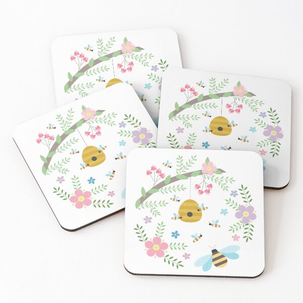 Item preview, Bee's World Floral designed and sold by theflossbox.