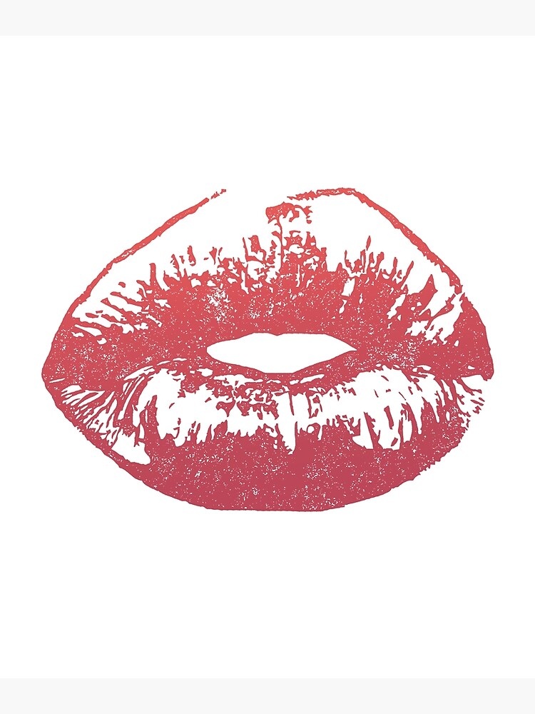 Classic Red Lipstick Sticker for Sale by CatharticTick