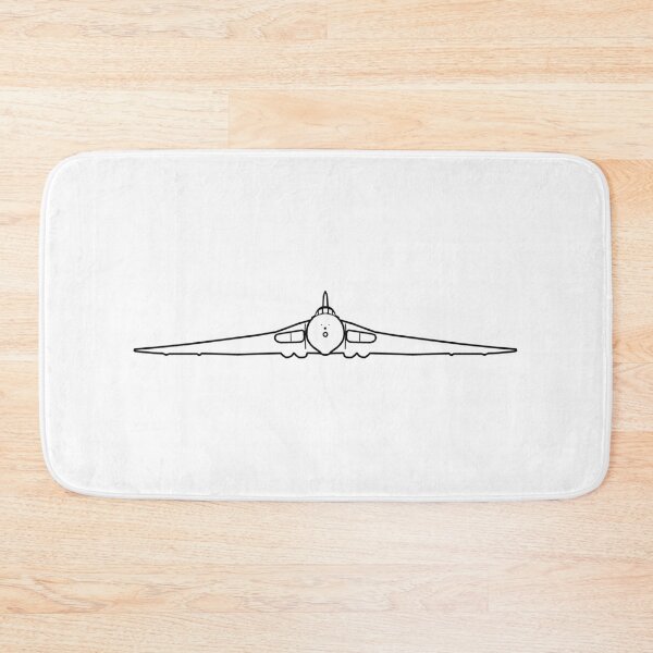 Item preview, Avro Vulcan classic aircraft outline graphic (black) designed and sold by soitwouldseem.