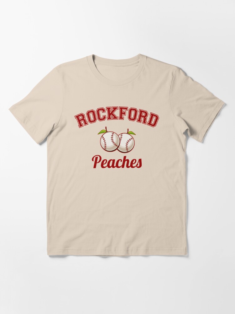 Rockford Peaches Symbol Shirt, No Crying Baseball, Rockford Peaches Player  Shirt