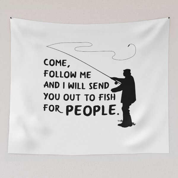 Item preview, Come, follow me and I will send you out to fish for fish designed and sold by OVMEngemann.