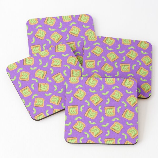 Item preview, Avocado toast - breakfast food - avocados (purple) designed and sold by littlearrow.