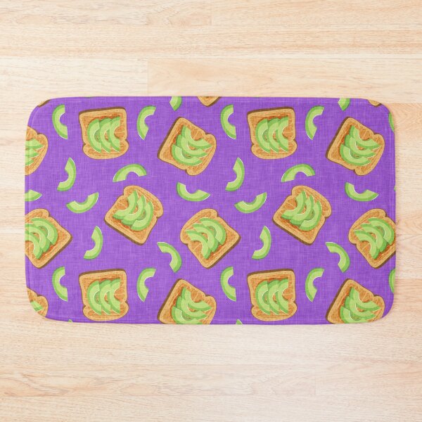Item preview, Avocado toast - breakfast food - avocados (purple) designed and sold by littlearrow.