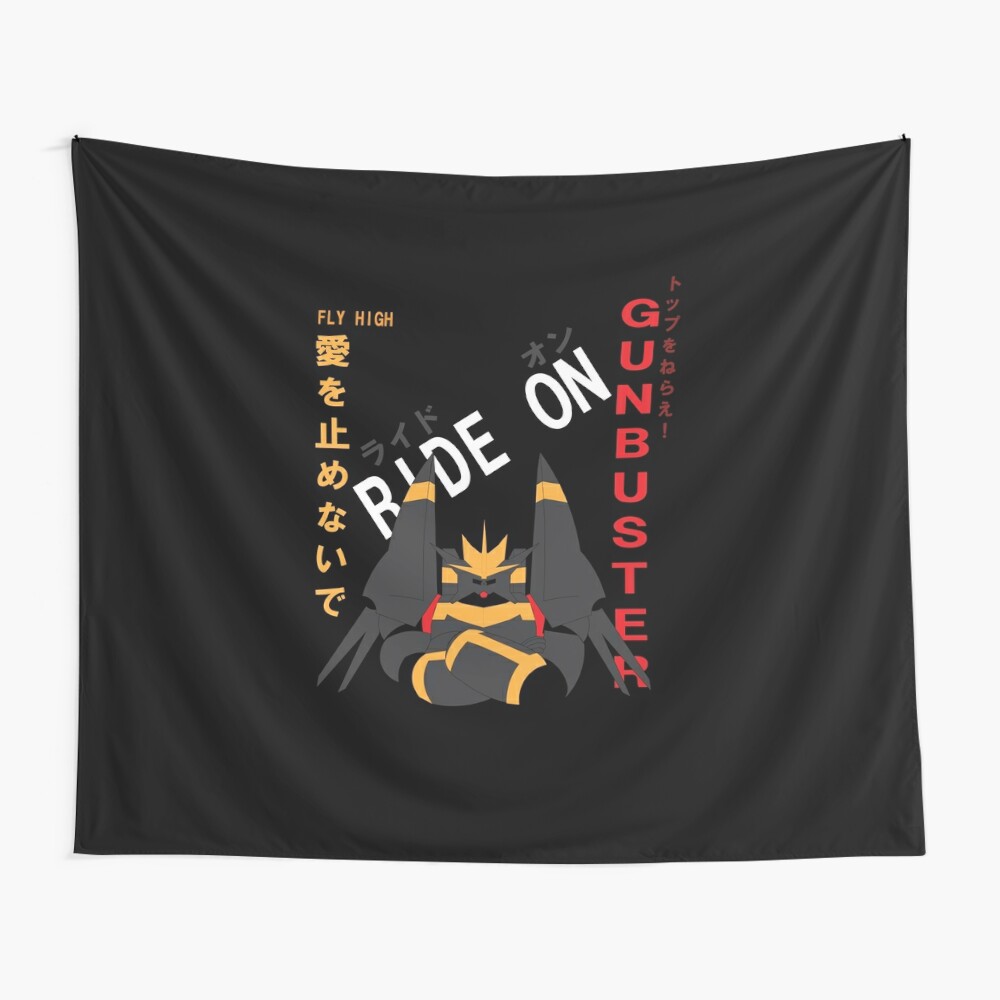 トップをねらえ Gunbuster Fly High Tapestry By An Telope Redbubble