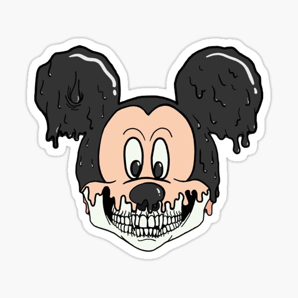 Skull Mouse Sticker