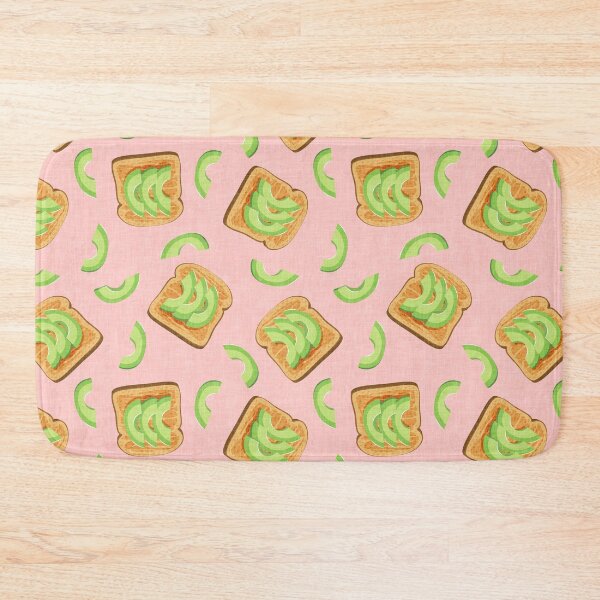 Item preview, Avocado toast - breakfast food - avocados (pink) designed and sold by littlearrow.