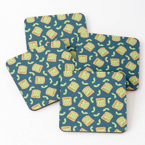 Item preview, Avocado toast - breakfast food - avocados (teal) designed and sold by littlearrow.