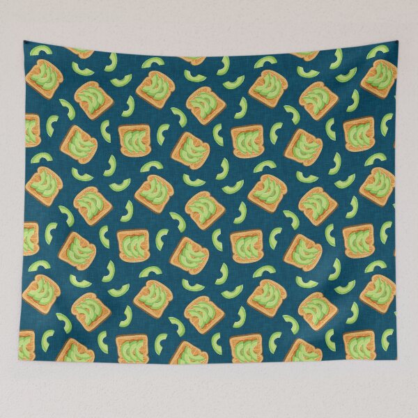 Item preview, Avocado toast - breakfast food - avocados (teal) designed and sold by littlearrow.
