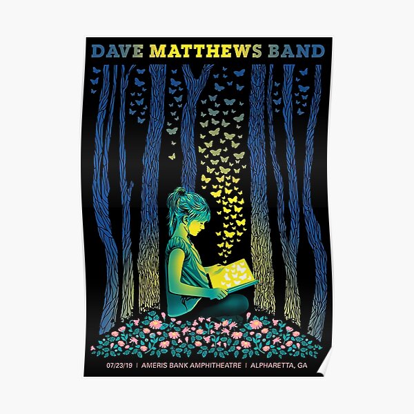 Copy of Best Poster #DMB2019 Améris Bank Ampiteater, alpharetta, ga Poster