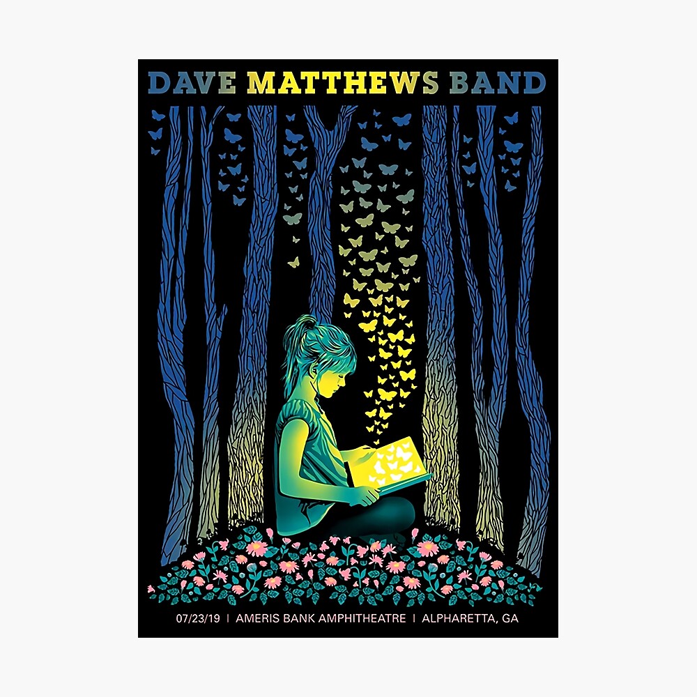 Dave Matthews Band Winter Tour Poster 2018 Methane 