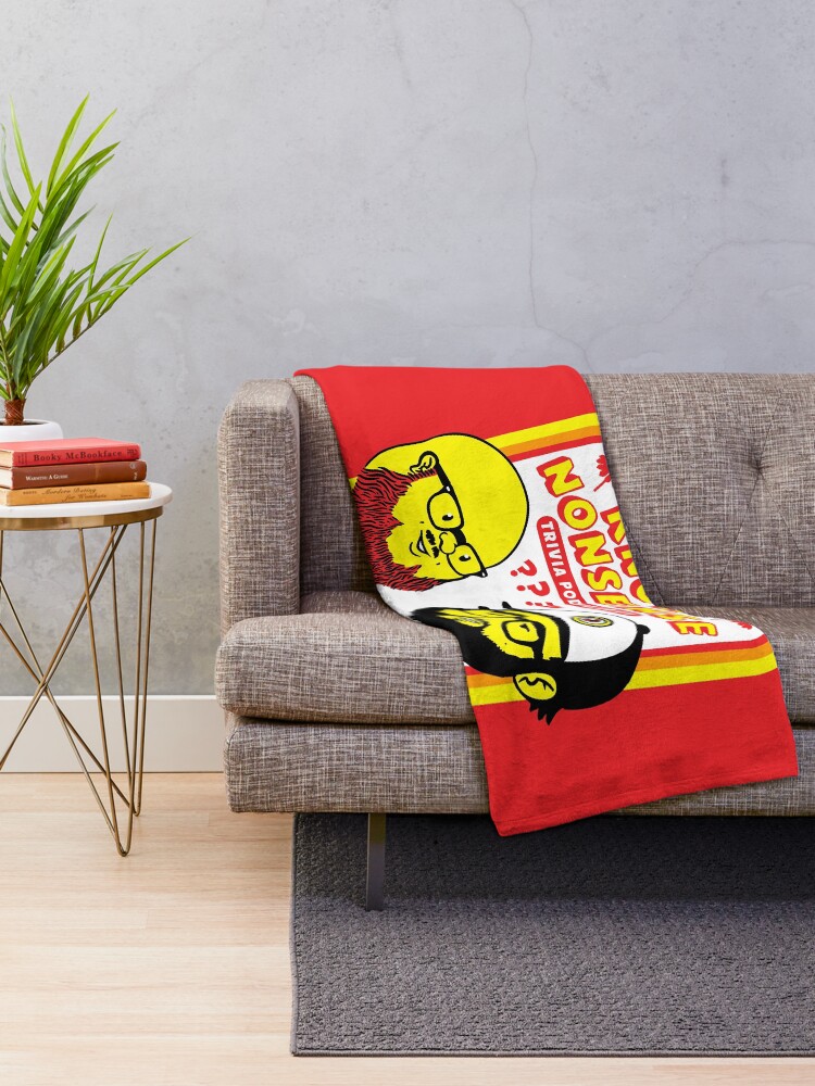 Alternate view of Know Nonsense Trivia Podcast Throw Blanket