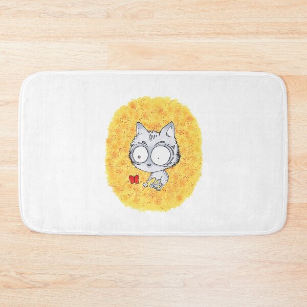 Item preview, Cat frightened by a butterfly designed and sold by chidori.