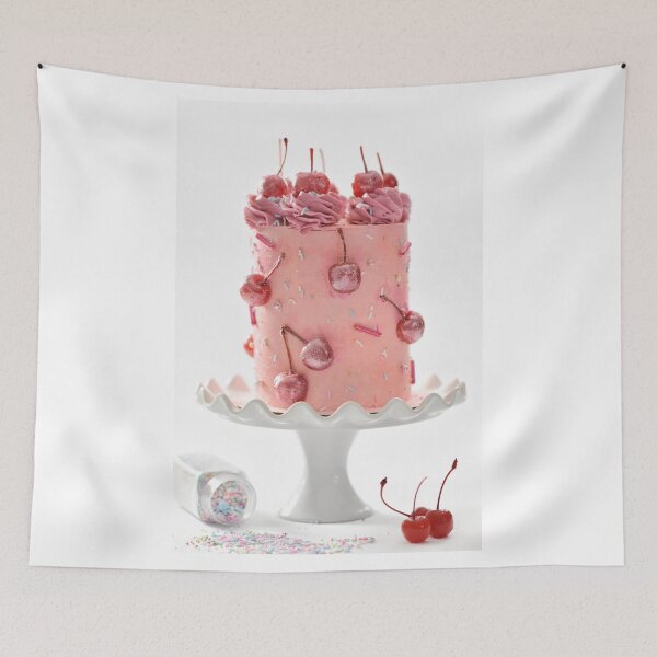 Item preview, Pink Cherry Birthday Cake  designed and sold by newburyboutique.