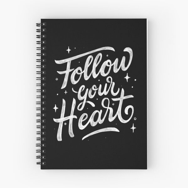 Item preview, Follow your heart hand lettering artwork designed and sold by Olha Pashchenko.