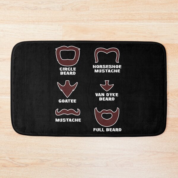 Item preview, Six types of beards - be a real man designed and sold by OVMEngemann.