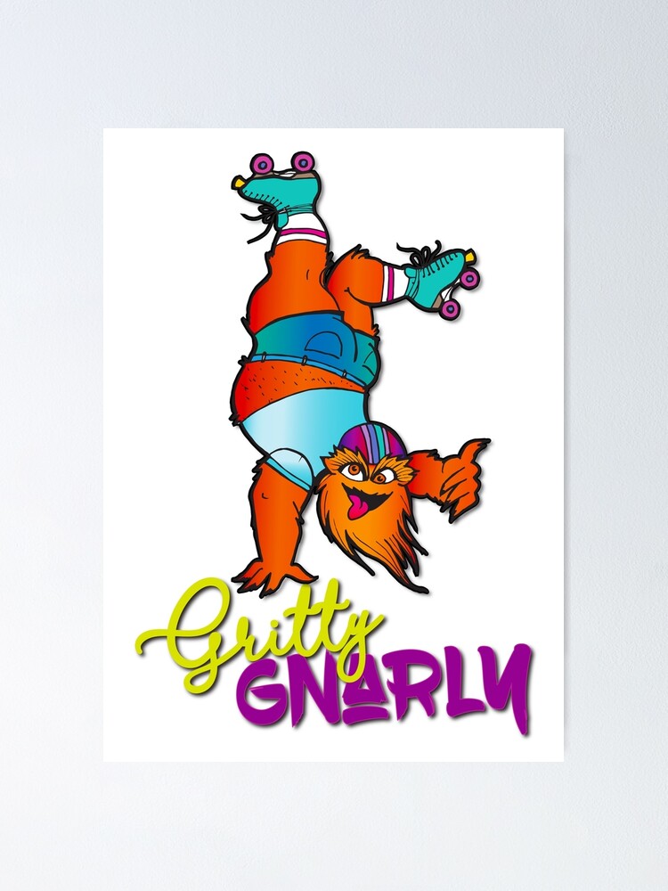 gritty-gnarly-poster-by-katemarge-redbubble