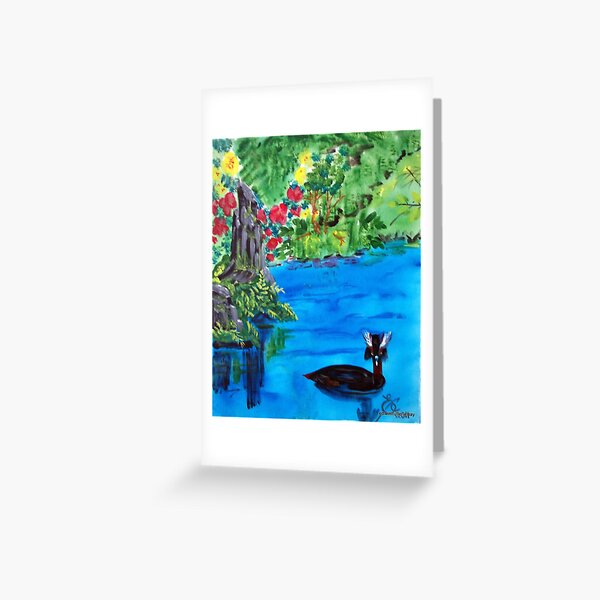the "Mellow Lake" Greeting Card