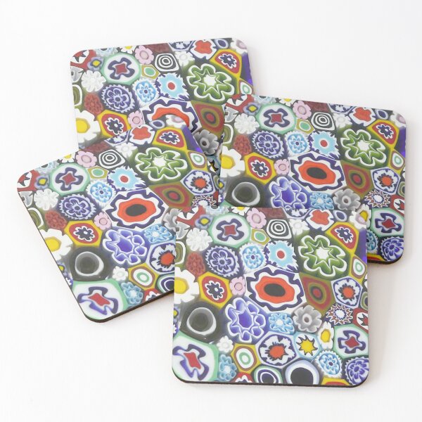 Item preview, Millefiori Murano Italian Glass Print designed and sold by Vicky Brago-Mitchell®.