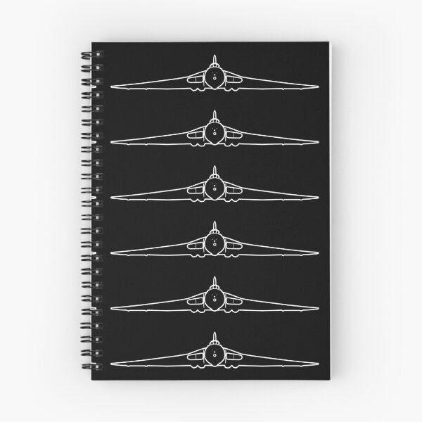 Item preview, Avro Vulcan classic aircraft outline graphic (white) designed and sold by soitwouldseem.