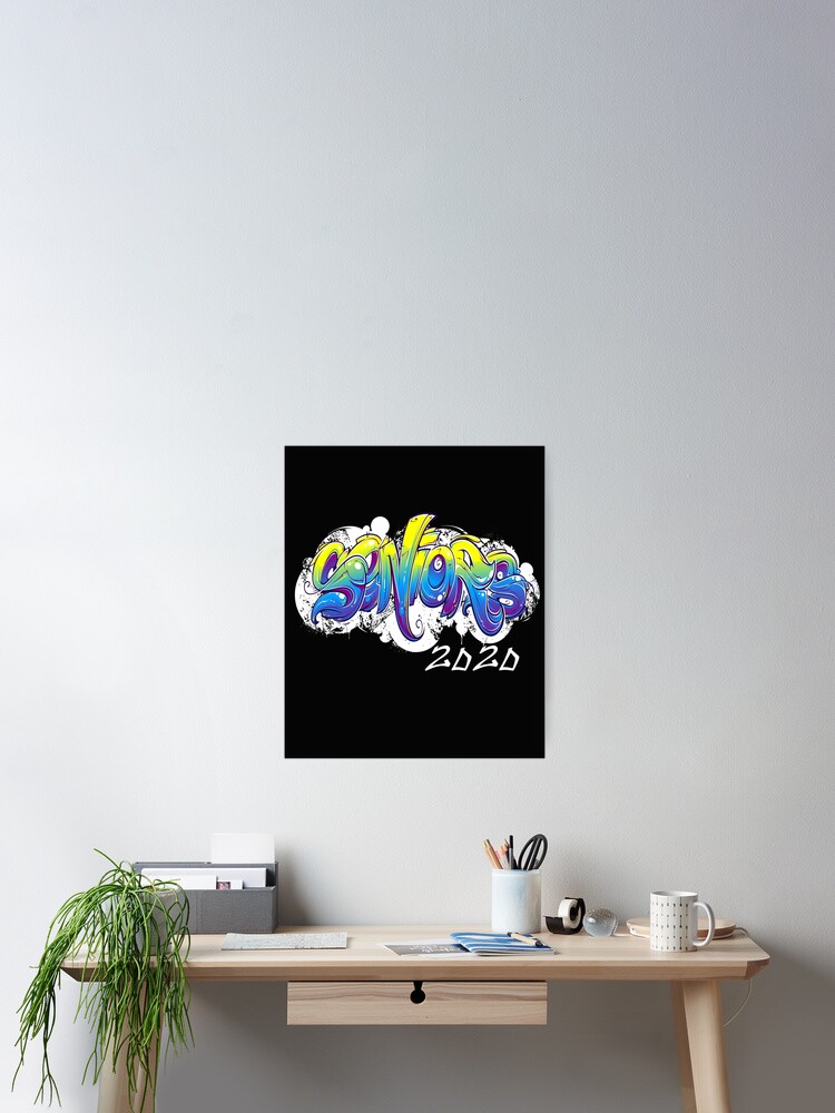 Seniors 2020 Graffiti Style Matching School T-Shirts Seniors 2020 Graffiti Style Matching School T-Shirts