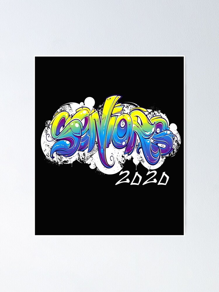 Seniors 2020 Graffiti Style Matching School T-Shirts Seniors 2020 Graffiti Style Matching School T-Shirts