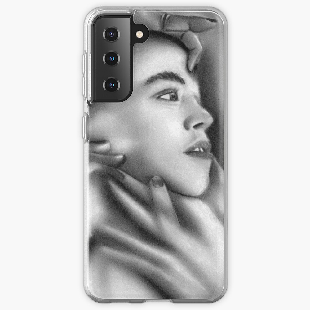 Death of a child (Charcoal drawing) Case & Skin for Samsung Galaxy