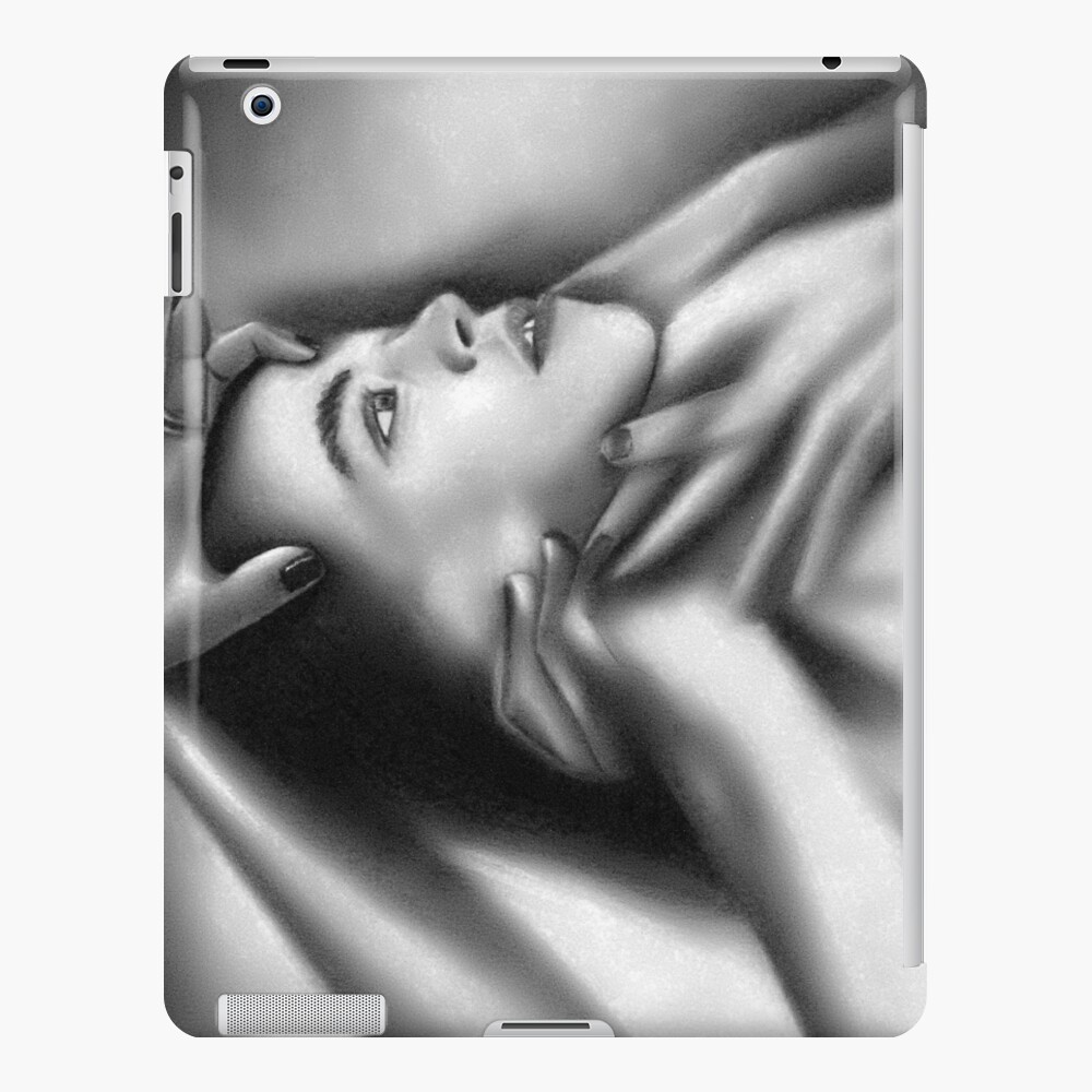Death of a child (Charcoal drawing) iPad Case & Skin