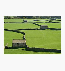Gunnerside Barns - The Yorkshire Dales Photographic Print