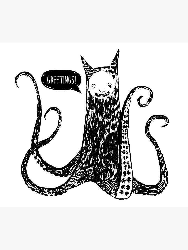 Greetings from the kraken cat