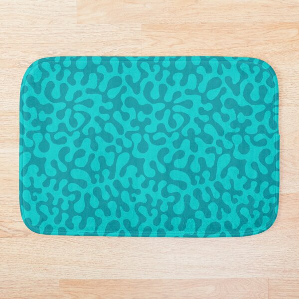 Item preview, Abstract retro summer teal groovy pattern designed and sold by MagentaRose.