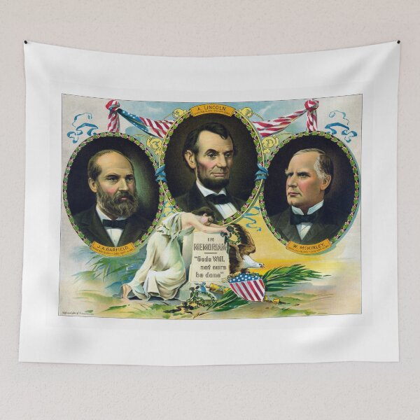 Item preview, Garfield, Lincoln, and McKinley -- In Memoriam  designed and sold by warishellstore.