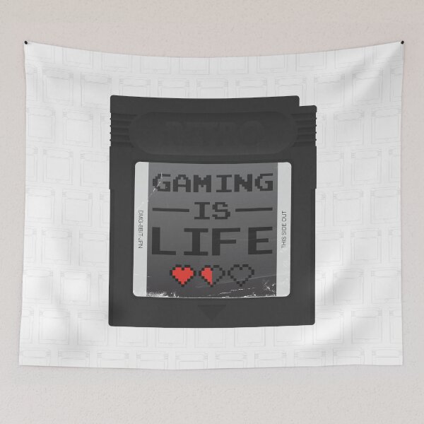 Item preview, Gaming is Life - Black designed and sold by animinimal.