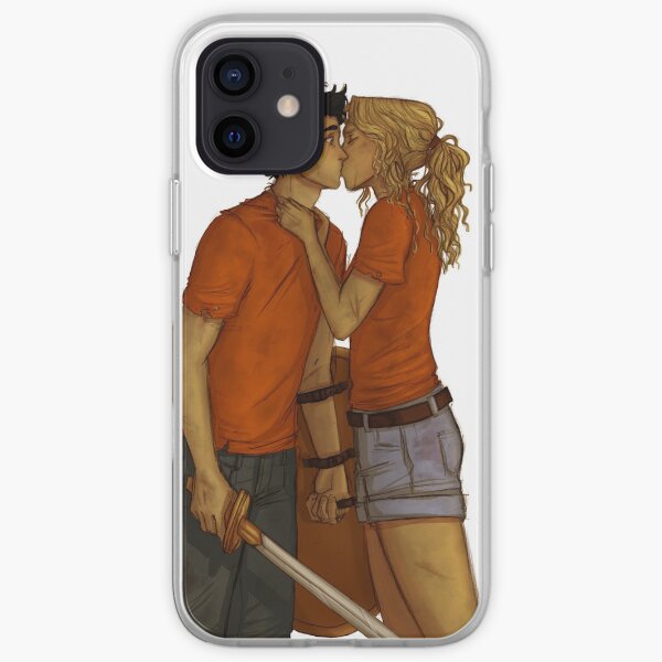 First Kiss Percabeth iPhone Soft Case