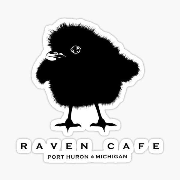 Raven "Chick" Sticker