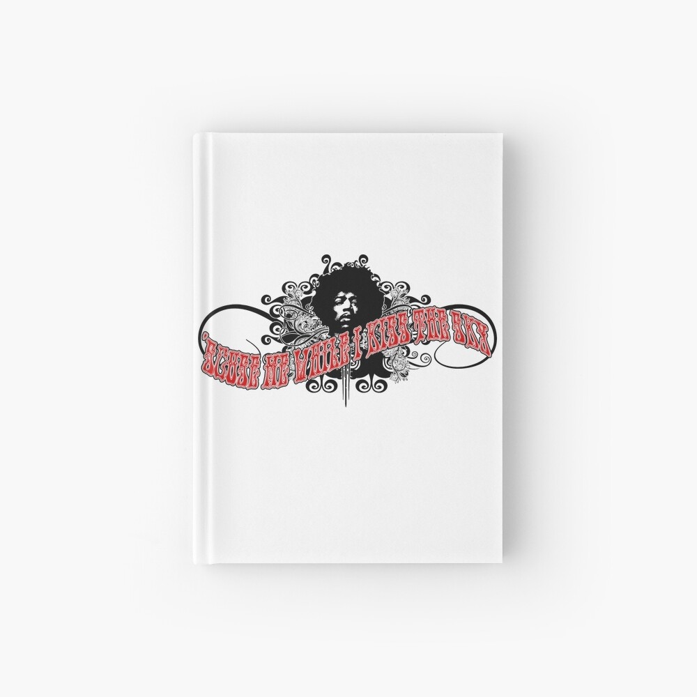Jimi hendriks - Scuse Me While I Kiss The Sky Hardcover Journal