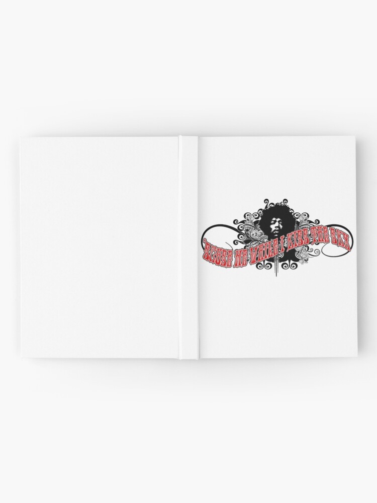 Alternate view of Jimi hendriks - Scuse Me While I Kiss The Sky Hardcover Journal
