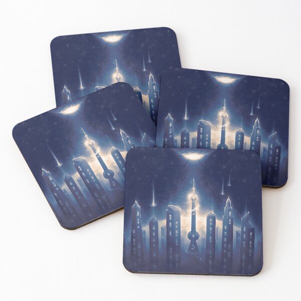 Item preview, City in Space designed and sold by BethsdaleArt.