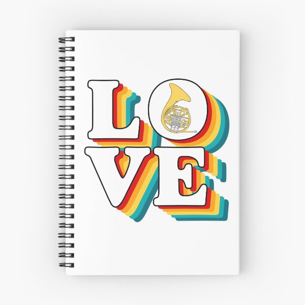 Item preview, LOVE - French Horn designed and sold by BandMomDesigns.